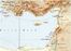 2er Kartenset Israel und Mittelmeer